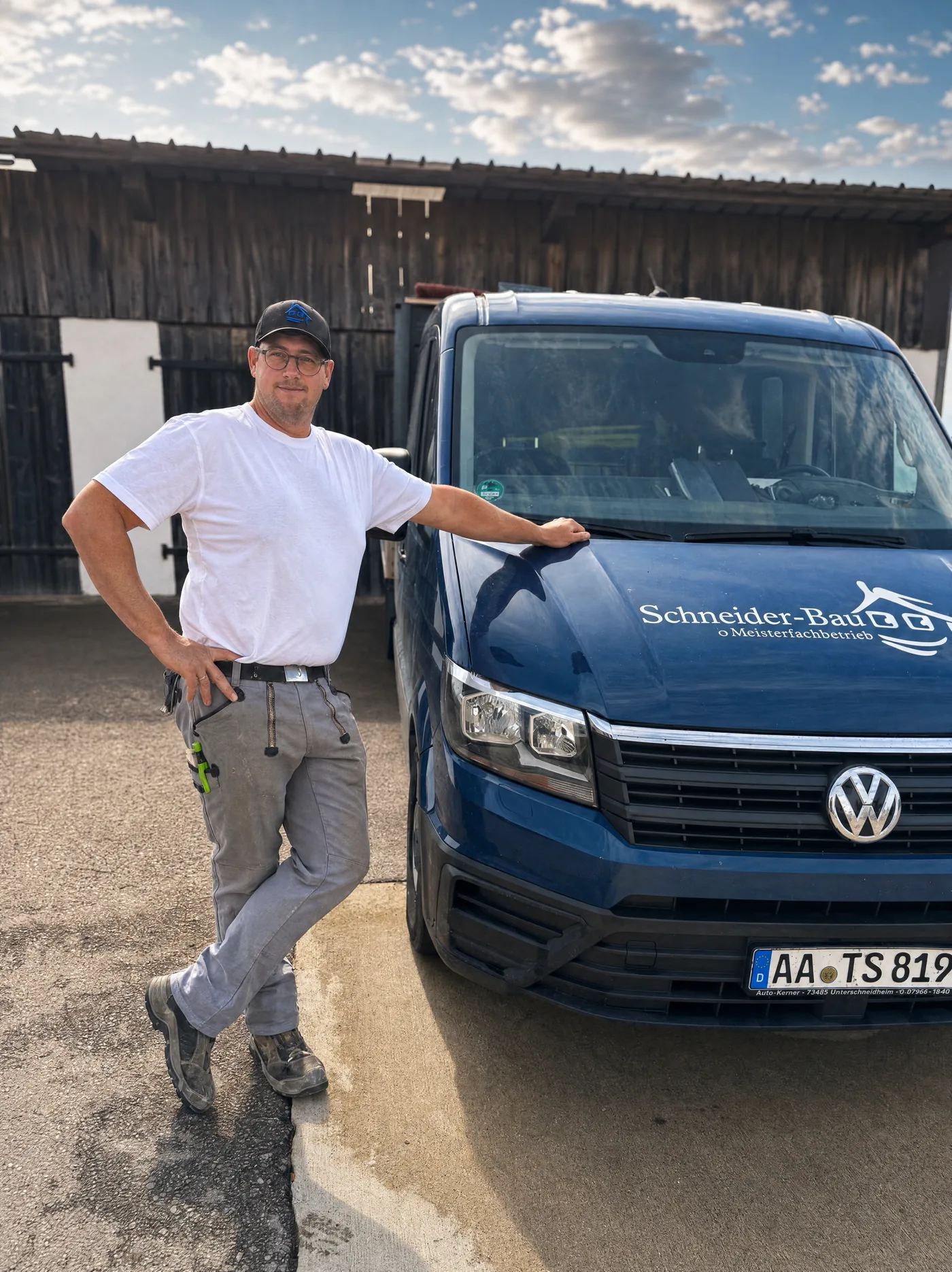 Timo Schneider &ndash; Gesch&auml;ftsf&uuml;hrer und Maurermeister von Schneider-Bau aus Unterschneidheim